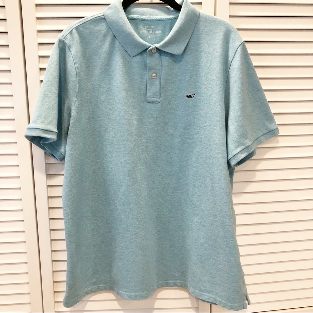Vineyard Vines Polo Light Blue